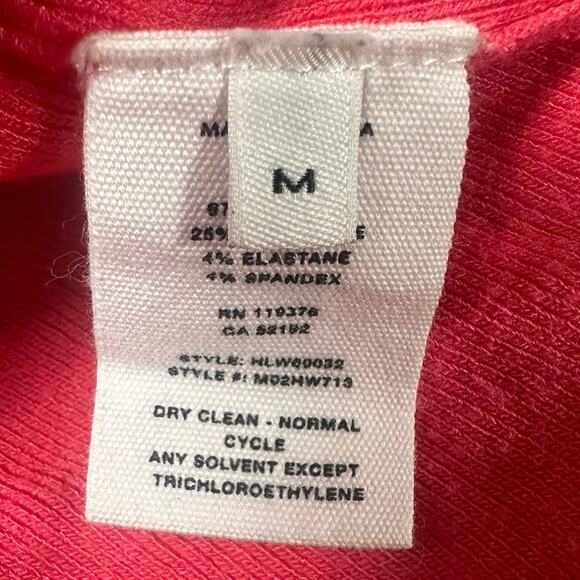 Helmut Lang Pink V Neck Sweater - Picture 3 of 6
